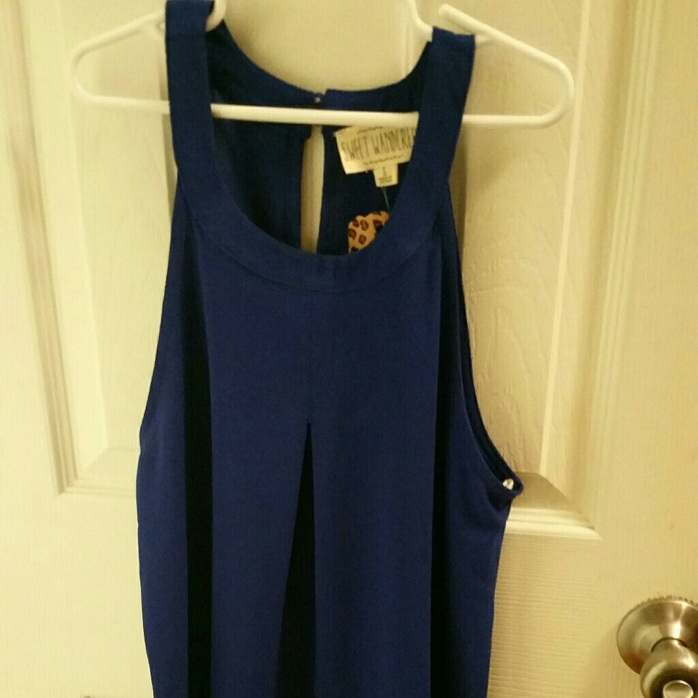 Navy blue tank